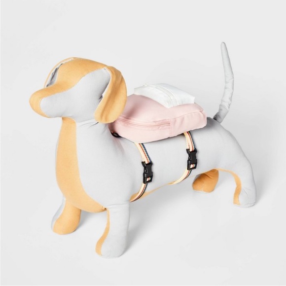 BOOTS & BARKLEY NWT Small Dog Backpack Harness in Pink - Picture 3 of 14
